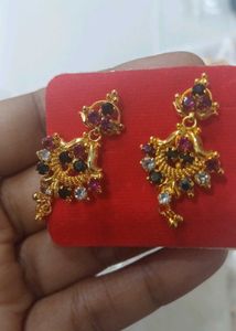 micro Gold Plated  screw back earrings