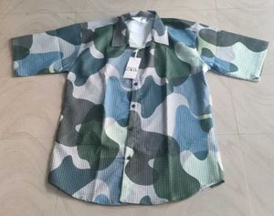 Zara Camo Print Shirt