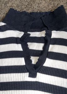 Black And White Stripped Top