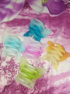 Cute Butterfly Hair Clips (Set of 5)