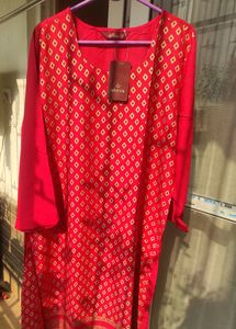 Dark Pink Branded Kurti..