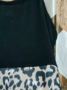 Leopard print bodycon dress