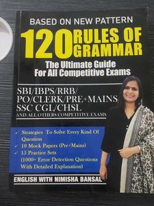120 Rules of Grammar for Competitive Exams