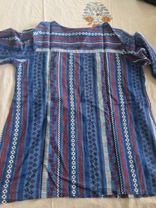 Boho Blue Printed Kurta