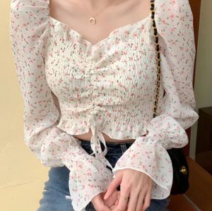 Floral Smocked Puff Sleeve Top