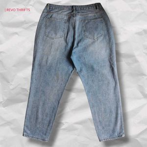 Y2K Distressed Graphic Print Jeans