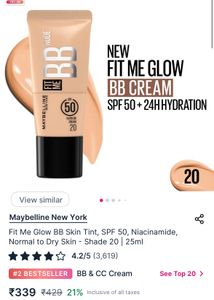 Maybelline Fit Me BB Cream SPF 50
