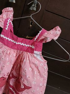 Cute Pink Whale Dress for Baby Girl