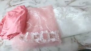 Elegant Pink dress material with a Pinteresty look