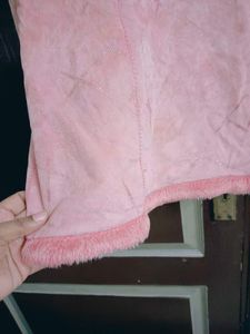 Light Pink Color Winter Coat