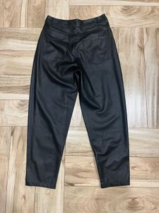 ZARA Black Leather Pants