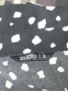 Stylish Black &amp; White Polka Dot Shirt