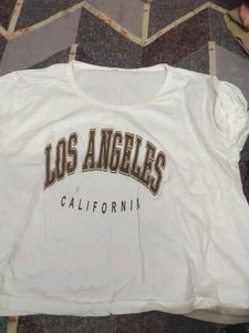White Los Angeles Graphic T-Shirt