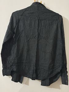 Striped Button-Up Shirt