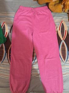 Vibrant Green and Pink Joggers (24-26) waist