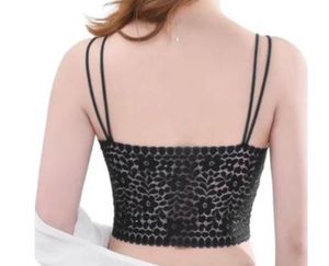 Black Lace Bralette Crop Top