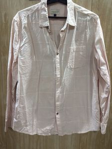 Westside Light Pink Textured Shirt