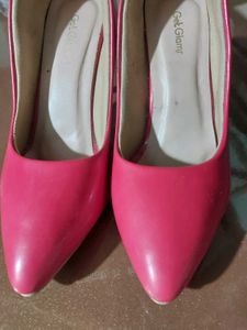 Red Pointed Toe Flats