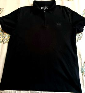 Men's Black Jack & Jones Polo Shirt