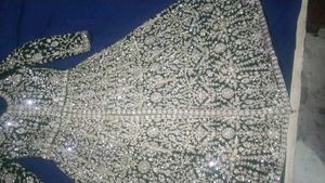 Emerald Green Embellished Anarkali