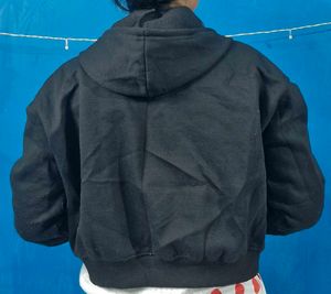 Black Full Zip Hoodie