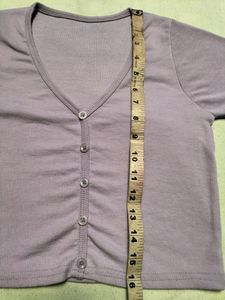 Lavender Crop Top
