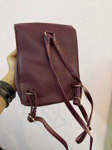 Burgundy cute Backpack