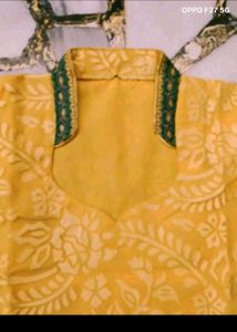 18. Yellow Kurta Set with Pants @ 399