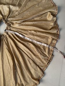 Elegant Gold Ethnic Skirt