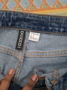 Stylish Flared Blue Jeans
