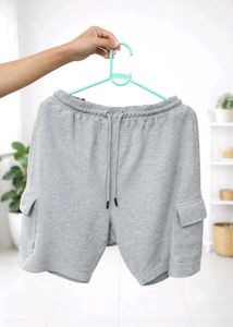 Men's Grey Cargo Shorts