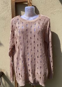 Knitted Cut Out Sweater