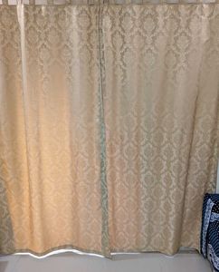Cream Curtains. Set Of 2