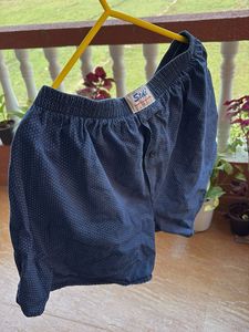 Men's Blue Polka Dot Boxers