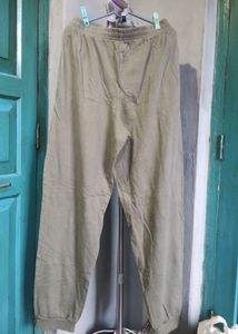 Olive Green Sweat Pants Unisex Men/Women