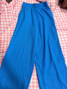Max blue co ord set ( pants and top) swipe imag