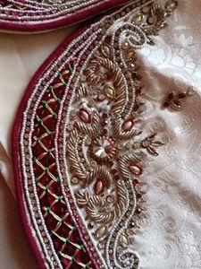Heavy handwork ivory sherwani, for wedding functions..