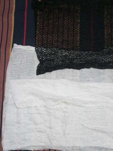 Elegant Black & White Dupatta combo