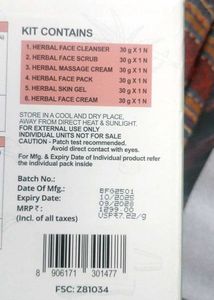 BODESS Nature Glow Herbal Face Kit