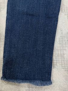 Blue Distressed Denim Jeans