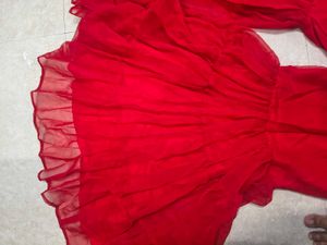 Red Kurta sharara set