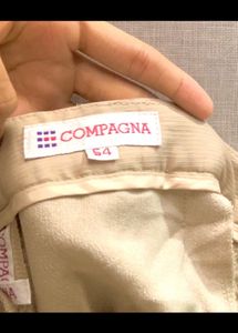 BEIGE FORMAL PANTS