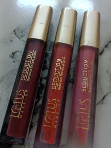 Lotus Seduction Botanical Tinted Lip Gloss Trio