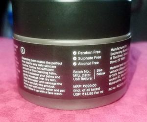 Quench Dirt Dissolving Cleansing Balm