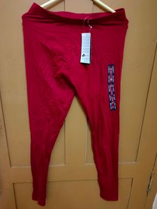 Lycra Maroon Original leggings not used with tag .M size