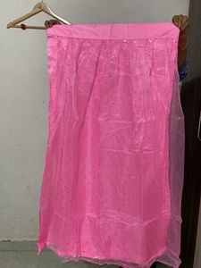Pink Lehnga Choli Material