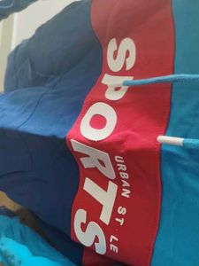 kids boys Blue Sports Hoodie