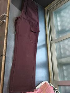 Burgundy Cargo Pants