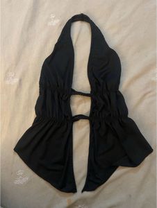 cut out backless top