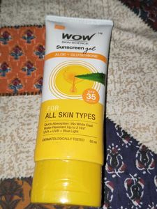 WOW Skin Science Sunscreen Gel SPF 35